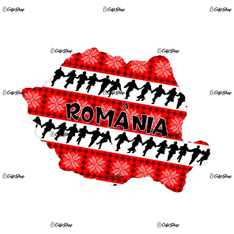 Harta romania, magnet frigider mgs024